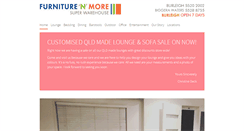 Desktop Screenshot of furniturenmore.com.au